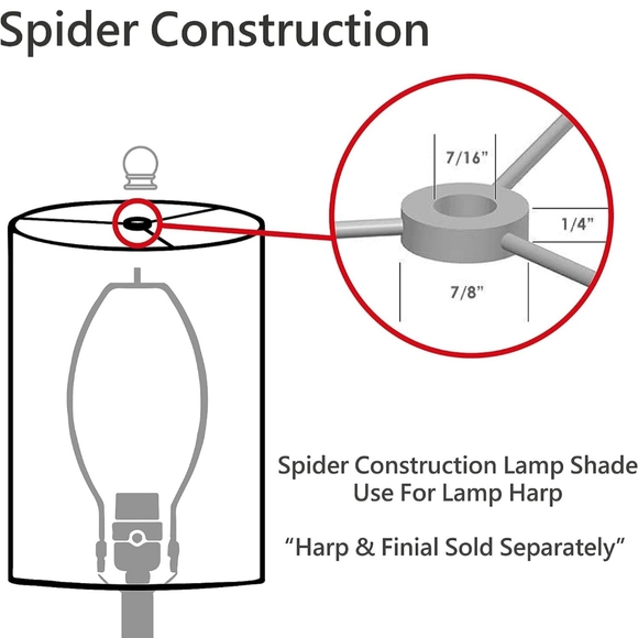 Aspen Creative 36002 Transitional Rectangle Hardback Lampshade - Picture 5 of 6